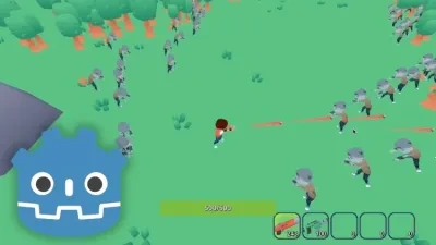 Godot 3 中创建全 4D 自上而下的射击游戏教程