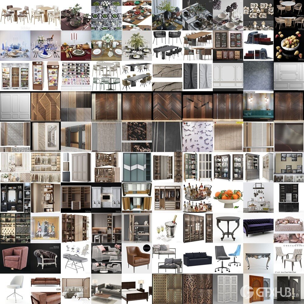 3DSky Pro 3D模型合辑2025年8月第3季 | 400套 | 18.7GB