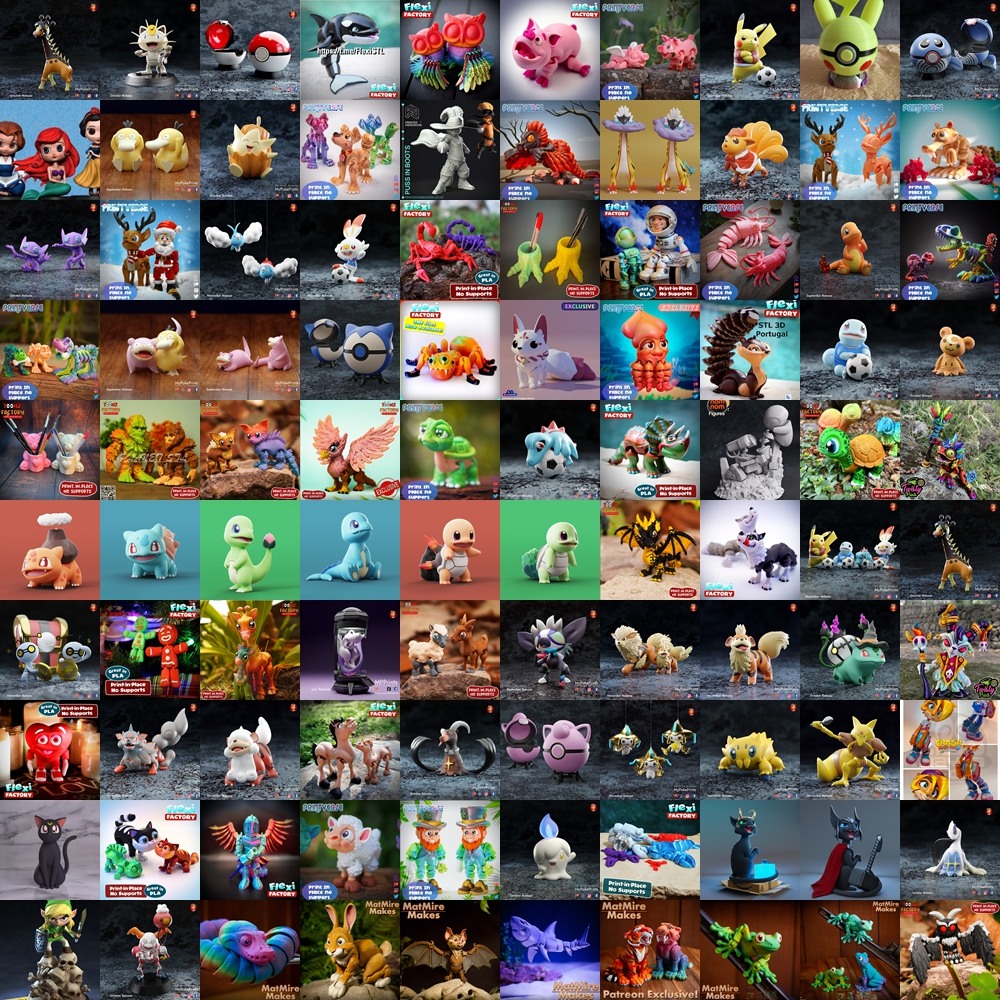 3D 打印模型儿童系列 Kids Collection of 3D Printable Miniatures Vol.1