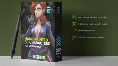 【中文字幕】 3D 手绘游戏角色教程 3D Hand-painted Character For Games