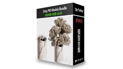 3DSky Pro 3D模型合辑2025年9月第2季 | 400套 | 22.9GB
