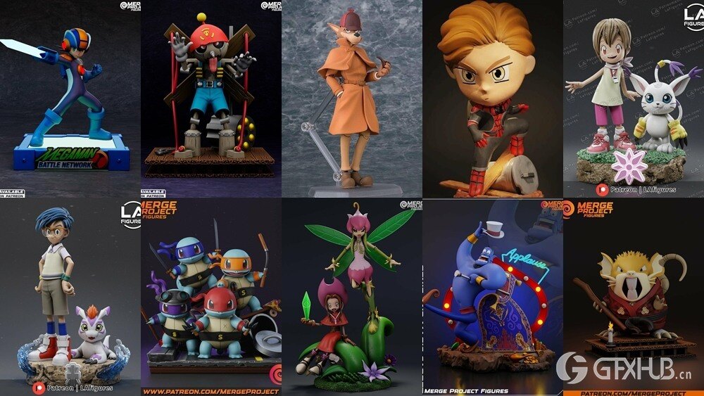 3D 打印模型儿童系列 Kids Collection of 3D Printable Miniatures Vol.3