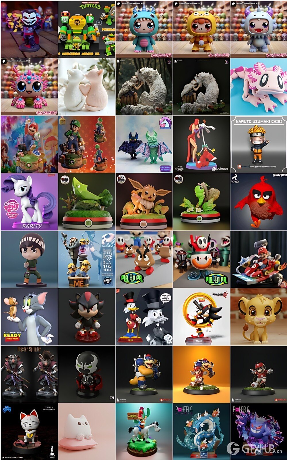 3D 打印模型儿童系列 Kids Collection of 3D Printable Miniatures Vol.3