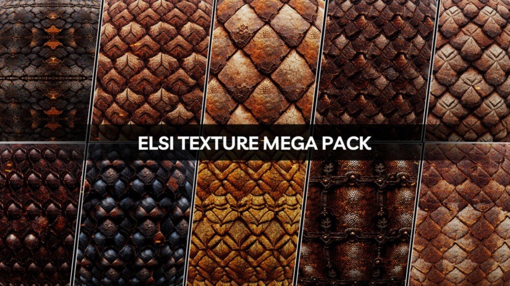 480组4K 中世纪奇幻纹理贴图合集  Largest Medieval Fantasy Textures Library - GFXHUB