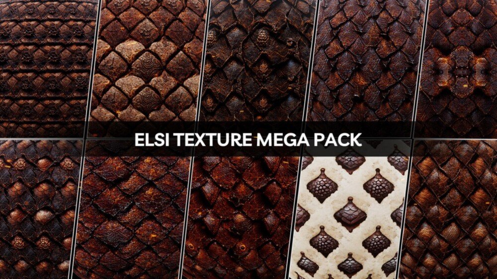 480组4K 中世纪奇幻纹理贴图合集  Largest Medieval Fantasy Textures Library - GFXHUB