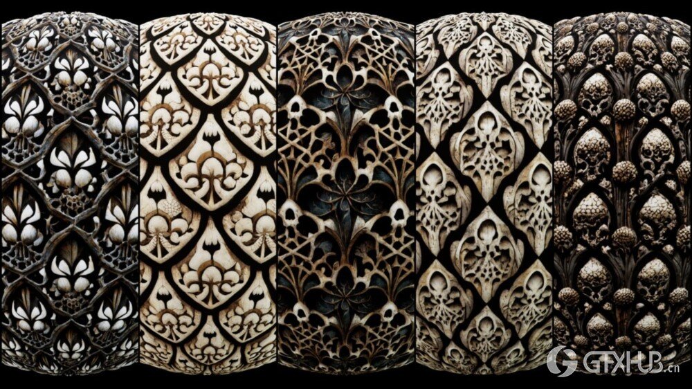 480组4K 中世纪奇幻纹理贴图合集 Largest Medieval Fantasy Textures Library