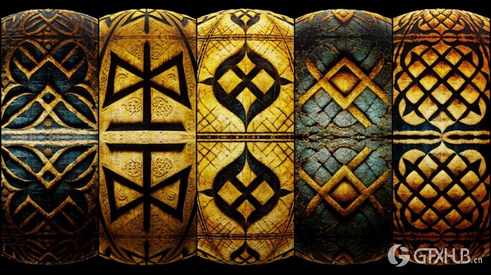 480组4K 中世纪奇幻纹理贴图合集 Largest Medieval Fantasy Textures Library