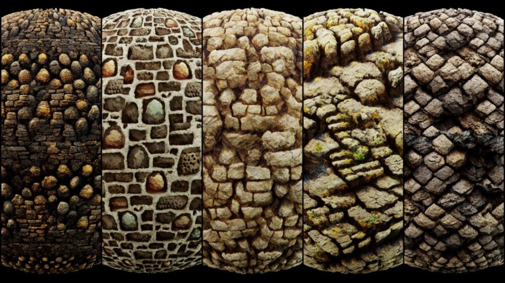 480组4K 中世纪奇幻纹理贴图合集  Largest Medieval Fantasy Textures Library - GFXHUB