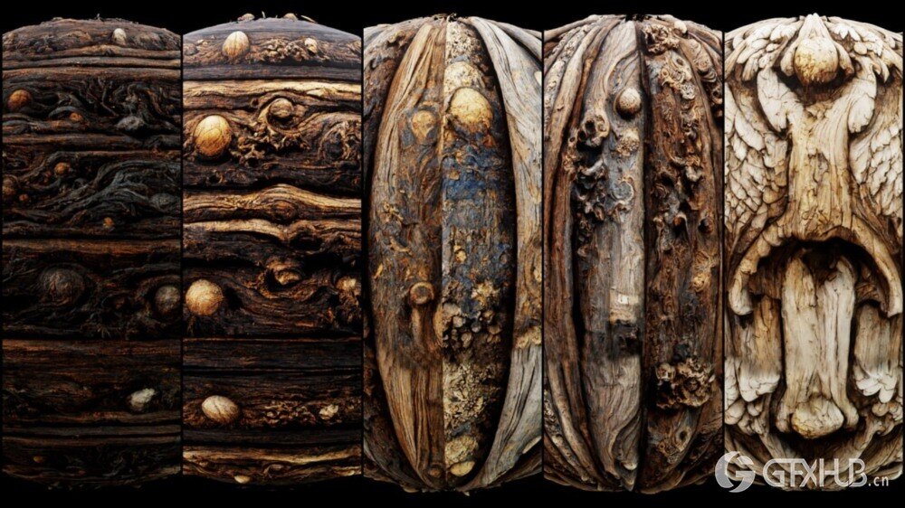 480组4K 中世纪奇幻纹理贴图合集 Largest Medieval Fantasy Textures Library