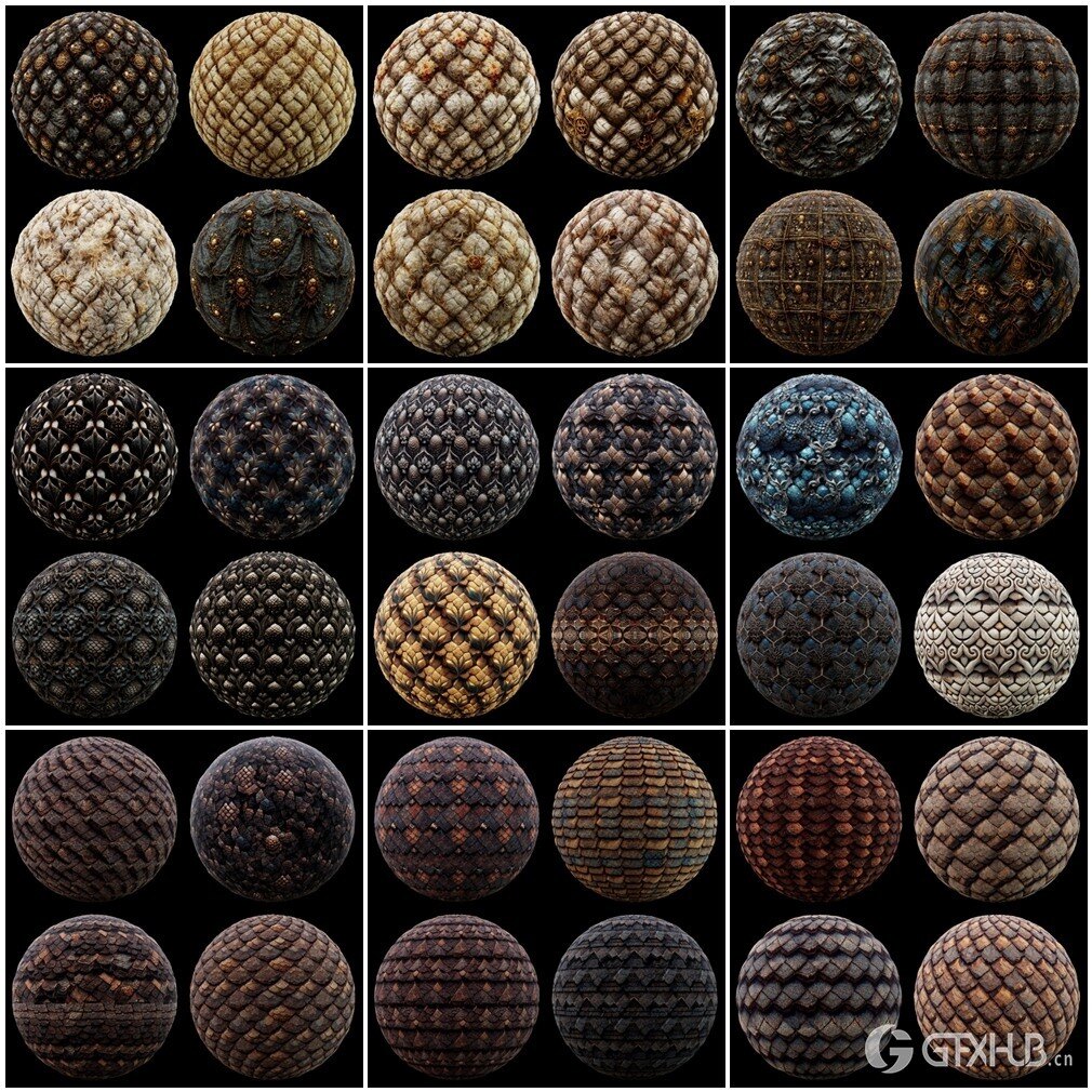 480组4K 中世纪奇幻纹理贴图合集 Largest Medieval Fantasy Textures Library