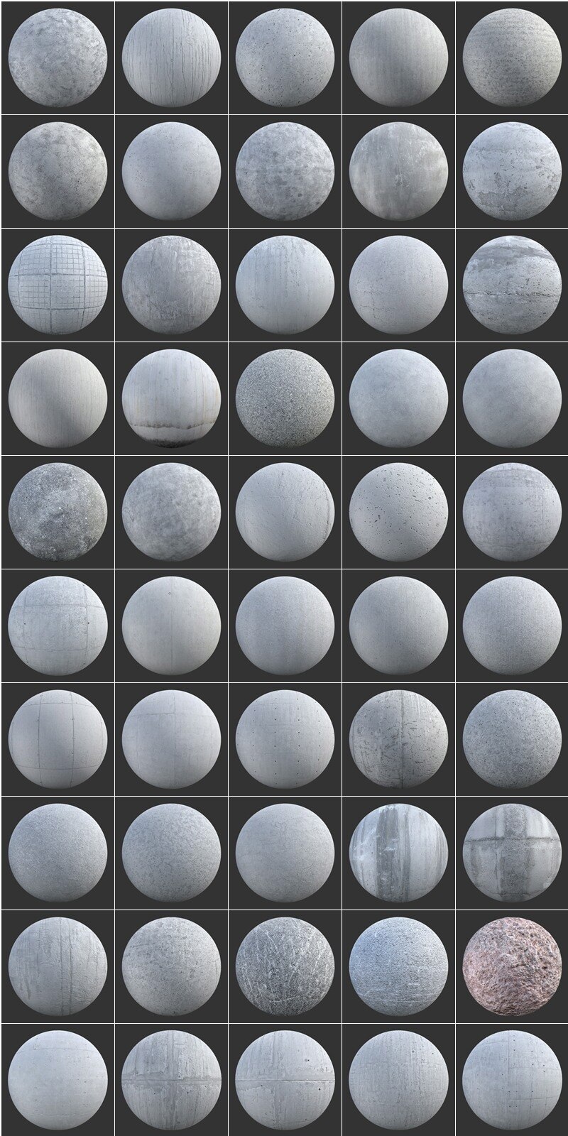 混凝土纹理贴图 Poliigon – Concrete Textures - GFXHUB