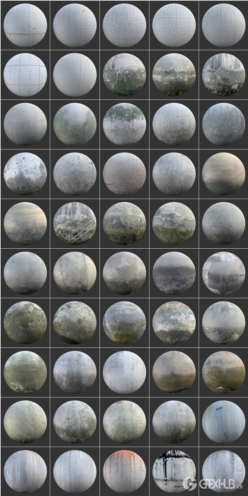 混凝土纹理贴图 Poliigon – Concrete Textures