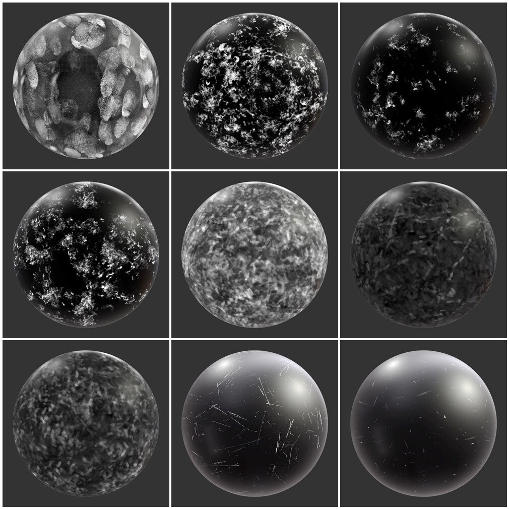 147组6K表面缺陷高光遮罩贴图 Poliigon – Surface Imperfections - GFXHUB