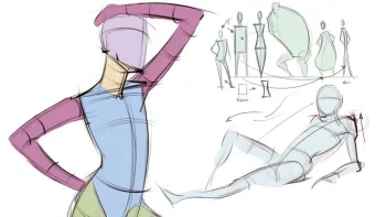 【中文字幕】手势绘图教程 The Gesture Course – Michael Hampton