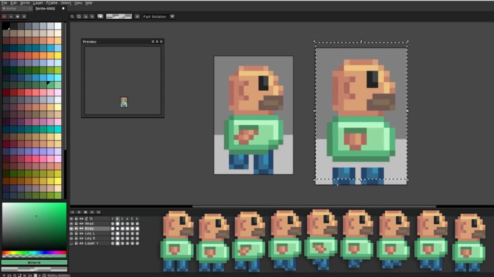 【中文字幕】Aseprite 像素艺术训练营完整的 2D 复古游戏大师班 - GFXHUB