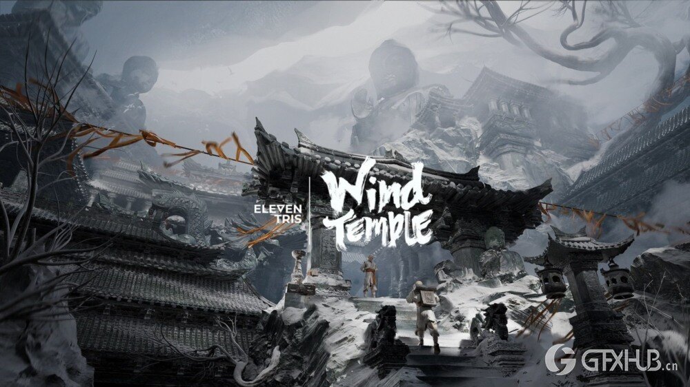 风之庙 Blender 中式风格寺庙3D模型 Wind Temple