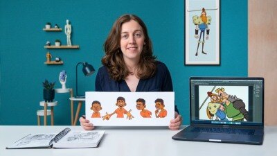 动画角色创建：形状、颜色和表达教程