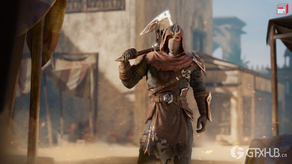 强盗人物角色3D模型 Blaze Bandit – 3D Character for Concept Art