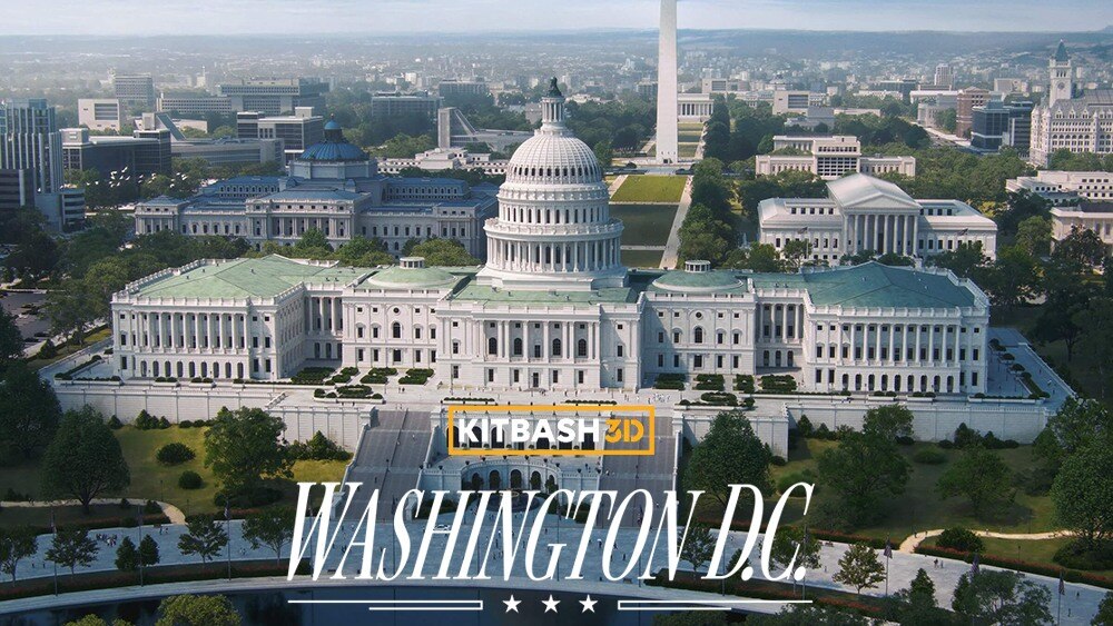 华盛顿特区3d模型 KitBash3D – Washington DC - GFXHUB