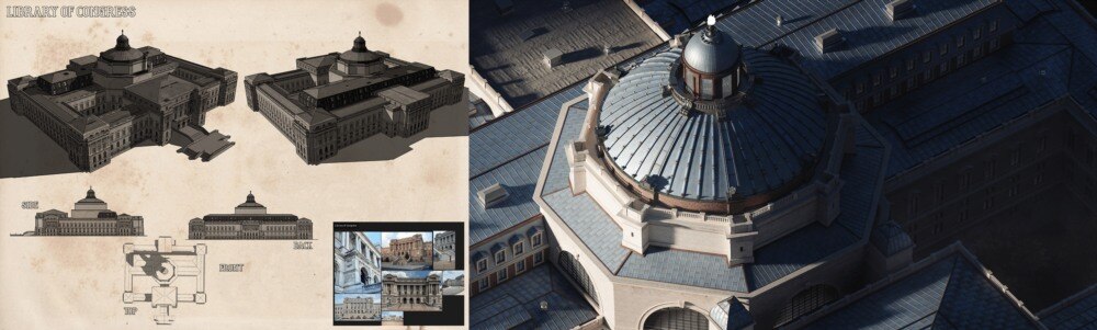 华盛顿特区3d模型 KitBash3D – Washington DC - GFXHUB
