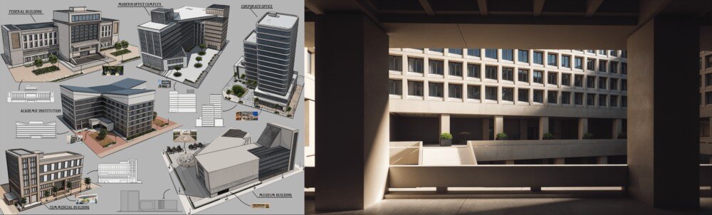 华盛顿特区3d模型 KitBash3D – Washington DC - GFXHUB