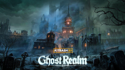 哥特式建筑恐怖鬼城 3D 模型 KitBash3D – Ghost Realm （完整版）