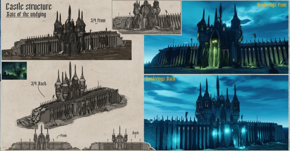 哥特式建筑恐怖鬼城 3D 模型 KitBash3D – Ghost Realm （完整版） - GFXHUB