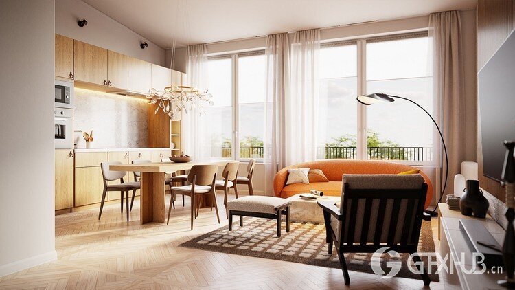 SketchUp 和 V-Ray 室内写实渲染教程