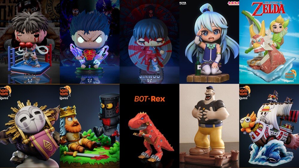 3D 打印模型儿童系列 Kids Collection of 3D Printable Miniatures Vol.4 - GFXHUB