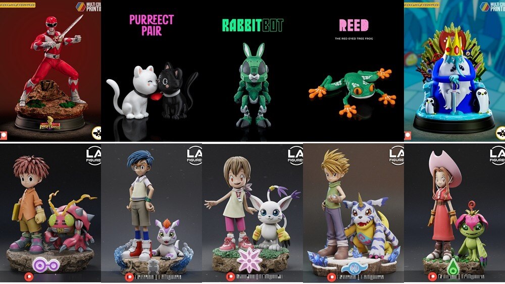 3D 打印模型儿童系列 Kids Collection of 3D Printable Miniatures Vol.4 - GFXHUB