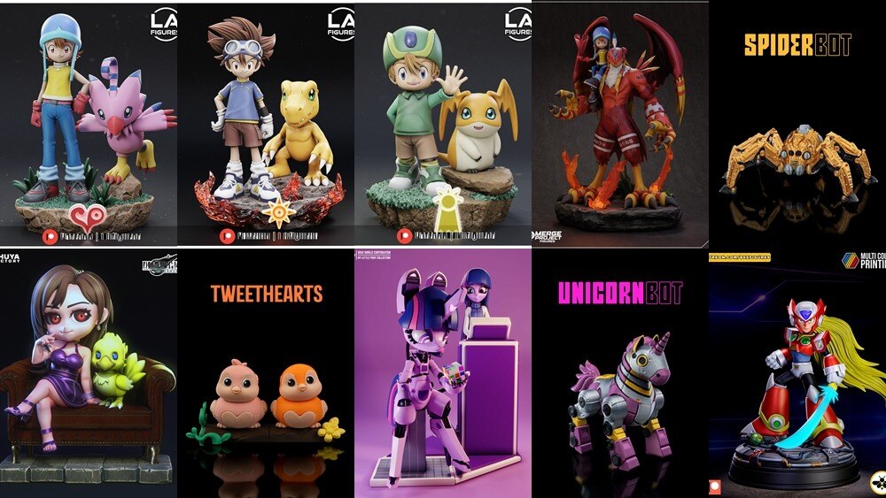 3D 打印模型儿童系列 Kids Collection of 3D Printable Miniatures Vol.4 - GFXHUB