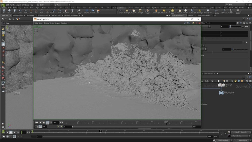 【中文字幕】Houdini 模拟大规模流体教程 Houdini Essentials Large Scale Fluids - GFXHUB