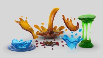 45个液体飞溅与黏液效果3D模型 The Happy Toolbox – Splash Pack