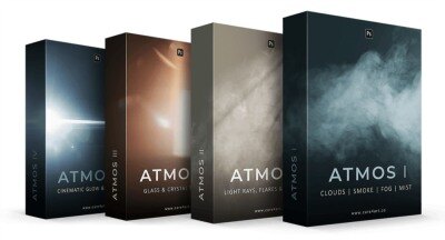 PS烟雾云层光线元素笔刷图片叠加素材 Care4Art ATMOS Bundle Vol I-IV
