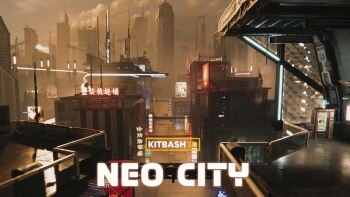 Blender 城市建筑3D模型 KitBash3D – Neo City