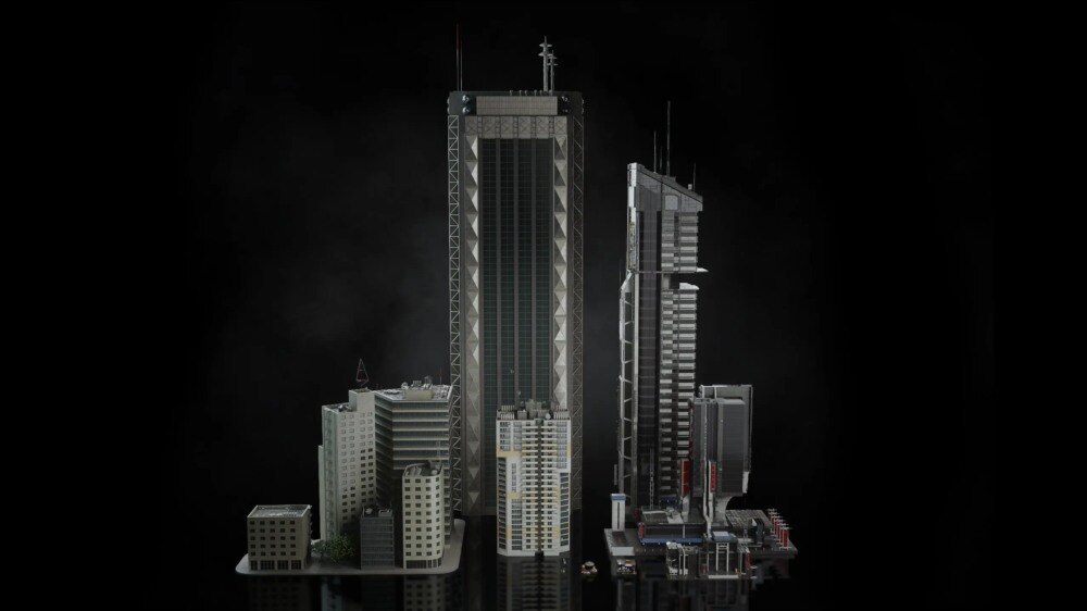 Blender 城市建筑3D模型 KitBash3D – Neo City - GFXHUB