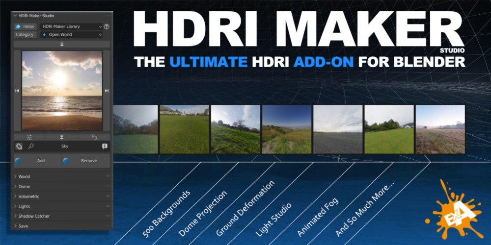 HDRI Maker v3.0.123 + 完整HDRI 8K库版本 - GFXHUB