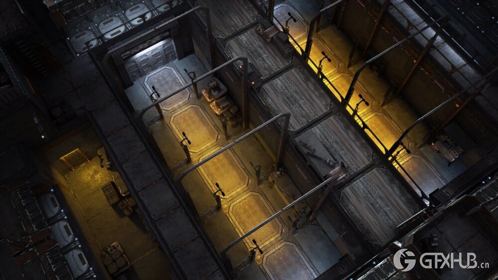 乌托邦地下黑市街道建筑3D模型 KitBash3D - Black Market