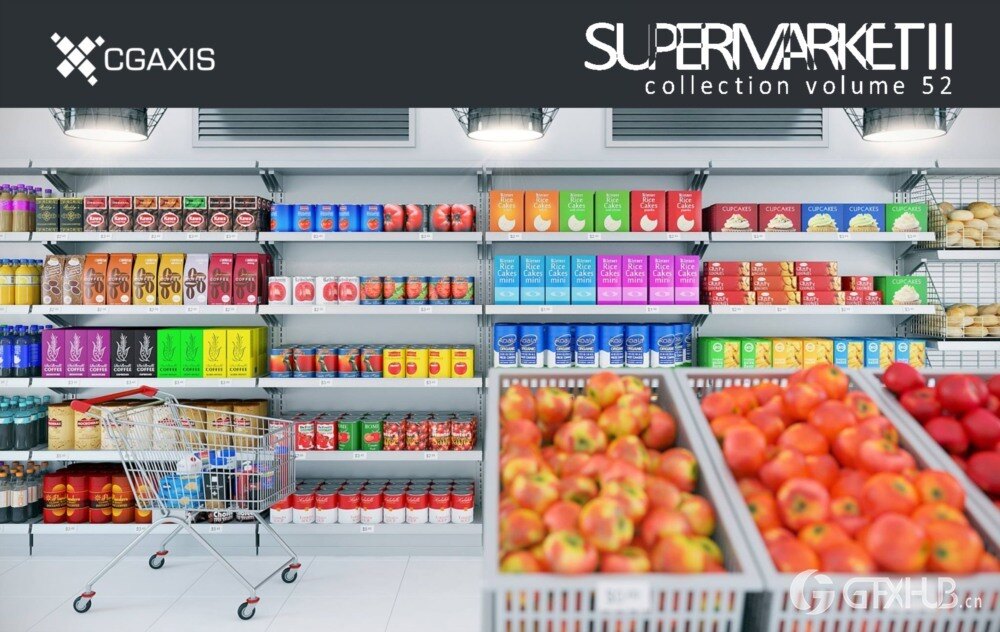 CGAxis 740个高品质3D模型合集 CGAxis Complete 3