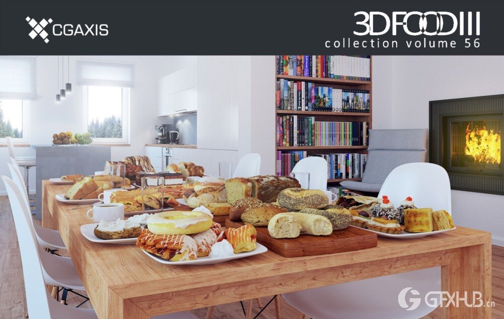 CGAxis 740个高品质3D模型合集 CGAxis Complete 3