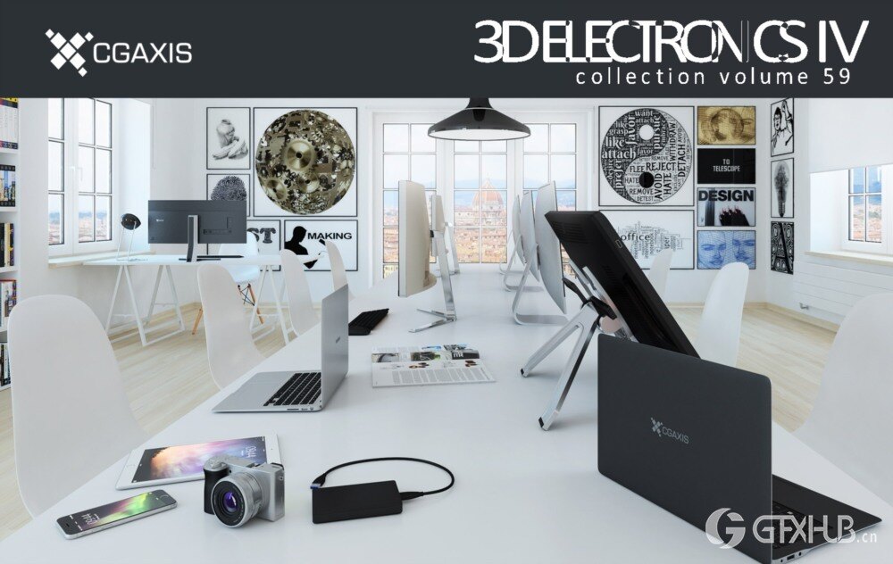 CGAxis 740个高品质3D模型合集 CGAxis Complete 3