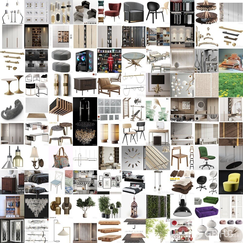 3DSky Pro 3D模型合辑2025年11月第2季 | 400套 | 14GB