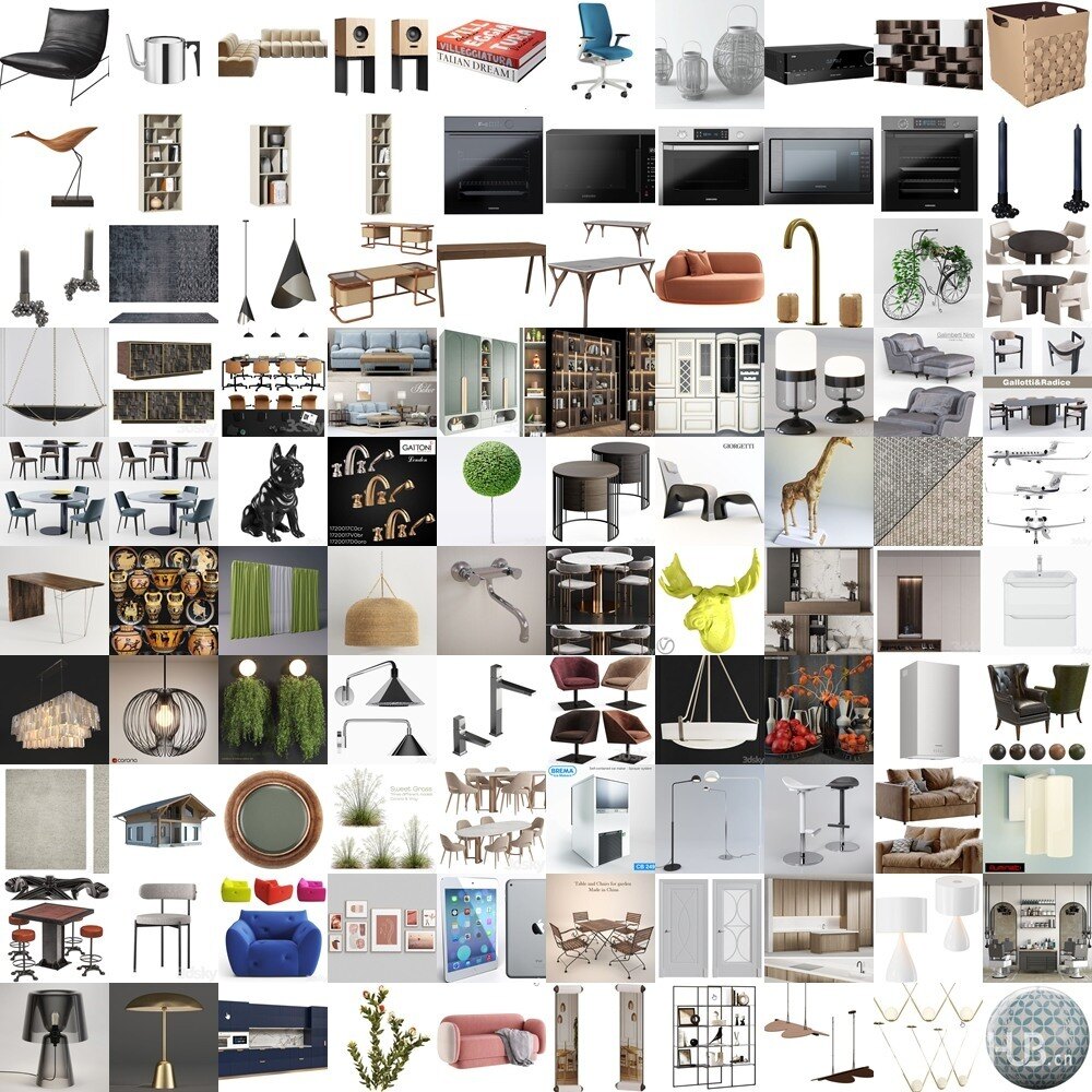 3DSky Pro 3D模型合辑2025年11月第2季 | 400套 | 14GB