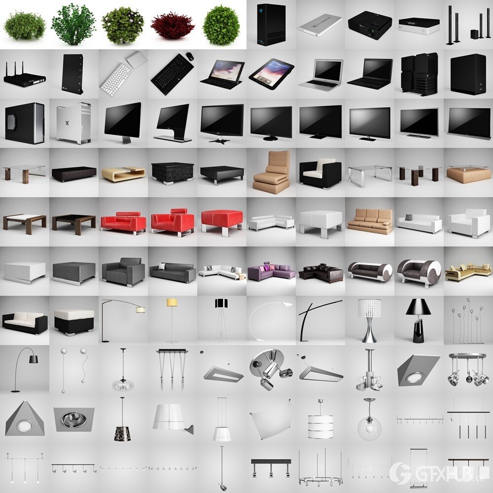 CGAxis 750个高品质3D模型合集 CGAxis Complete 1