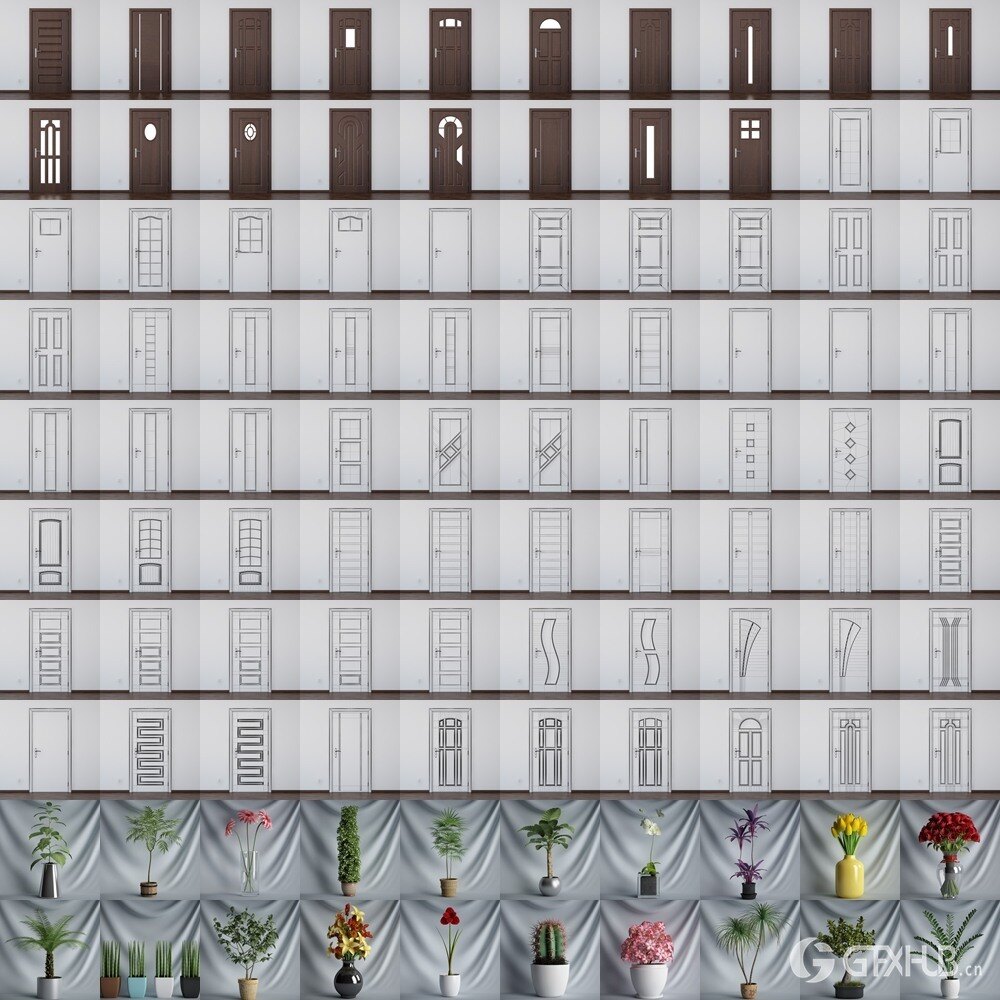 CGAxis 750个高品质3D模型合集 CGAxis Complete 1