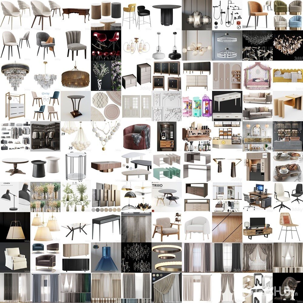 3DSky Pro 3D模型合辑2025年11月第3季 | 400套 | 14GB