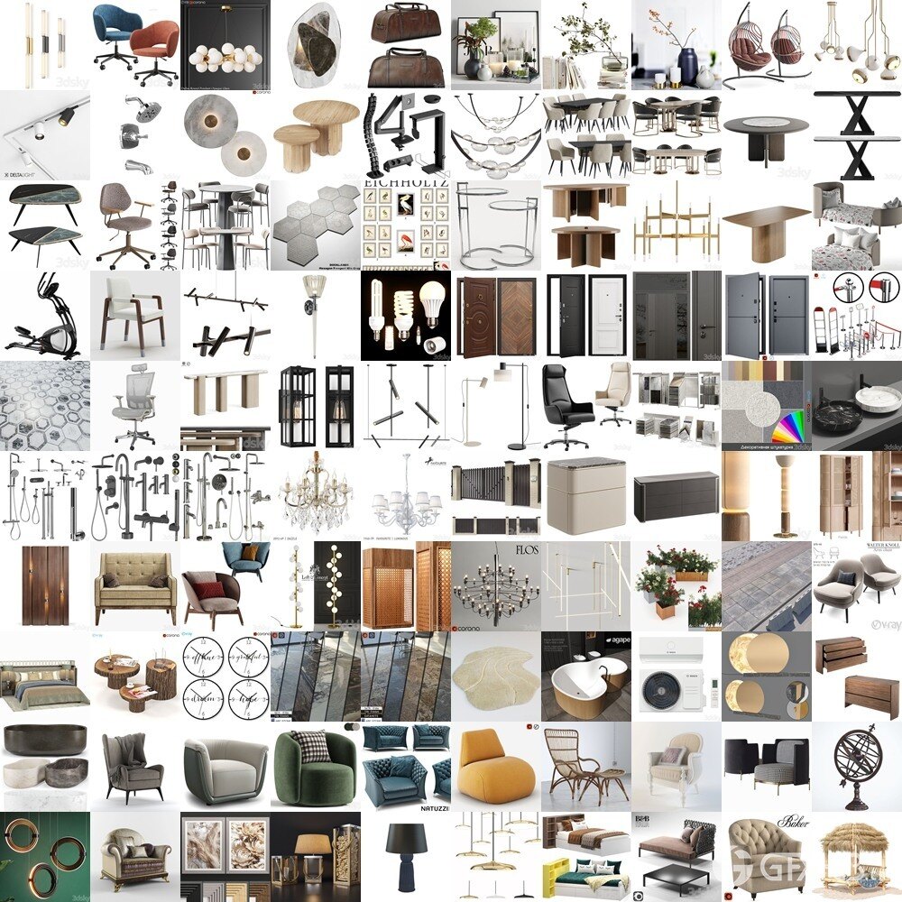 3DSky Pro 3D模型合辑2025年11月第3季 | 400套 | 14GB