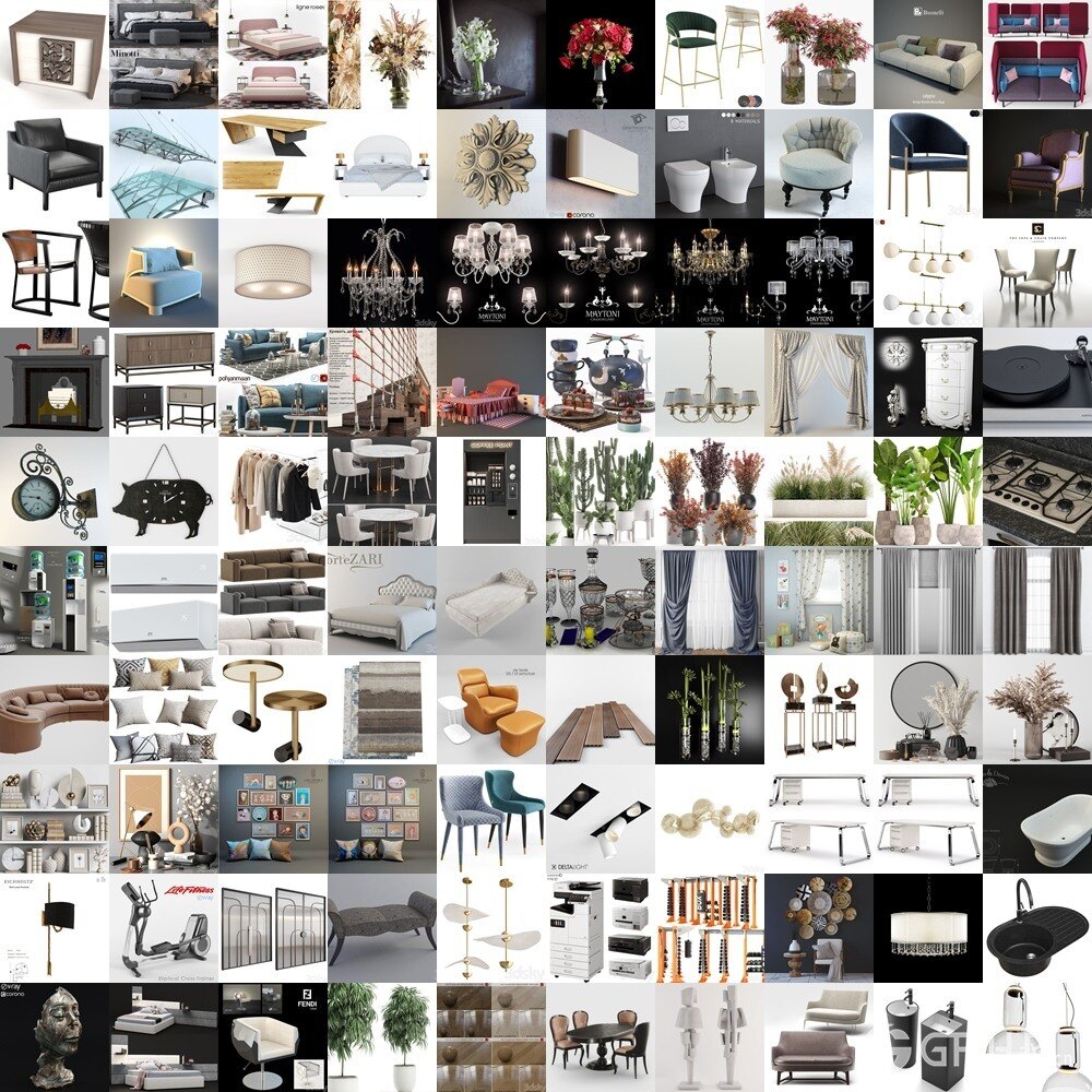 3DSky Pro 3D模型合辑2025年11月第3季 | 400套 | 14GB