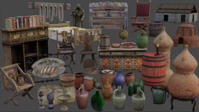 巫师3：狂猎 Blender 3D模型资源库