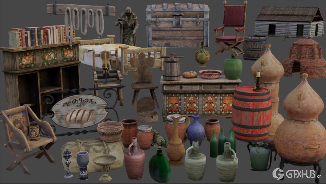 巫师3：狂猎 Blender 3D模型资源库